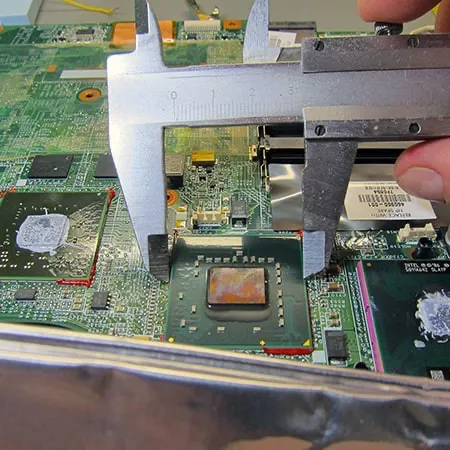 A picture of a laptop being repaired in Welwyn Garden City
